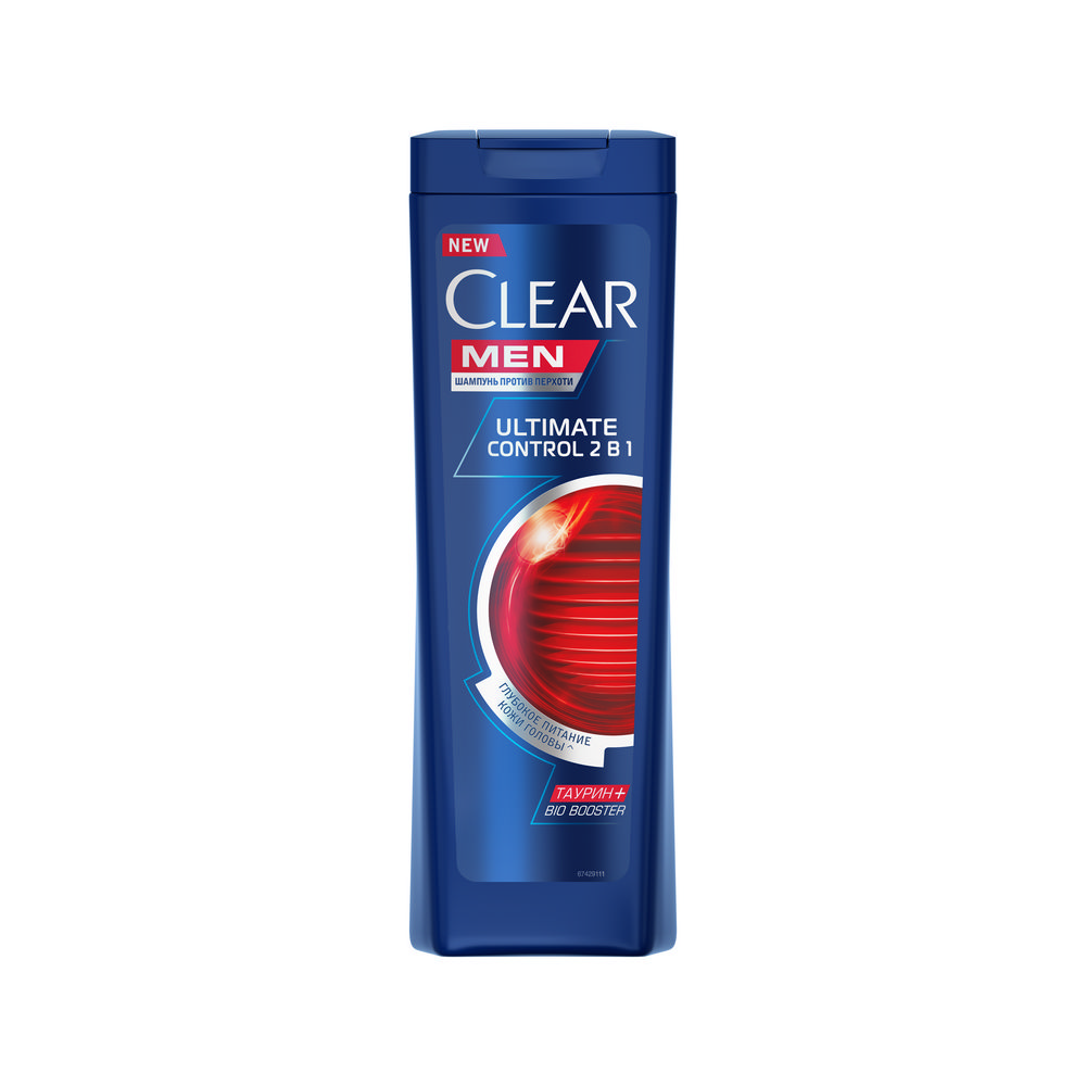 

Мужской шампунь Clear Ultimate control 2 в 1 против перхоти 400мл