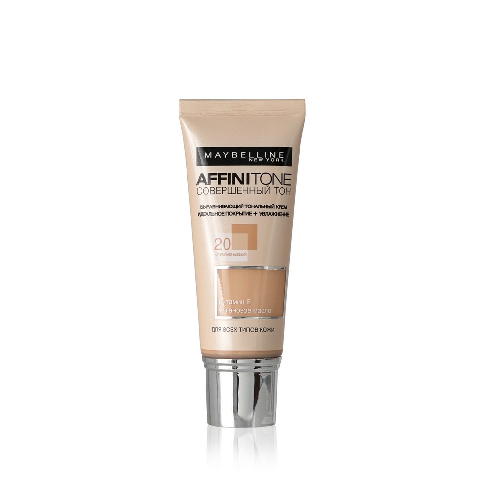 

Тональный крем Maybelline New York Affinitone для лица 20 Натурально-бежевый 30мл
