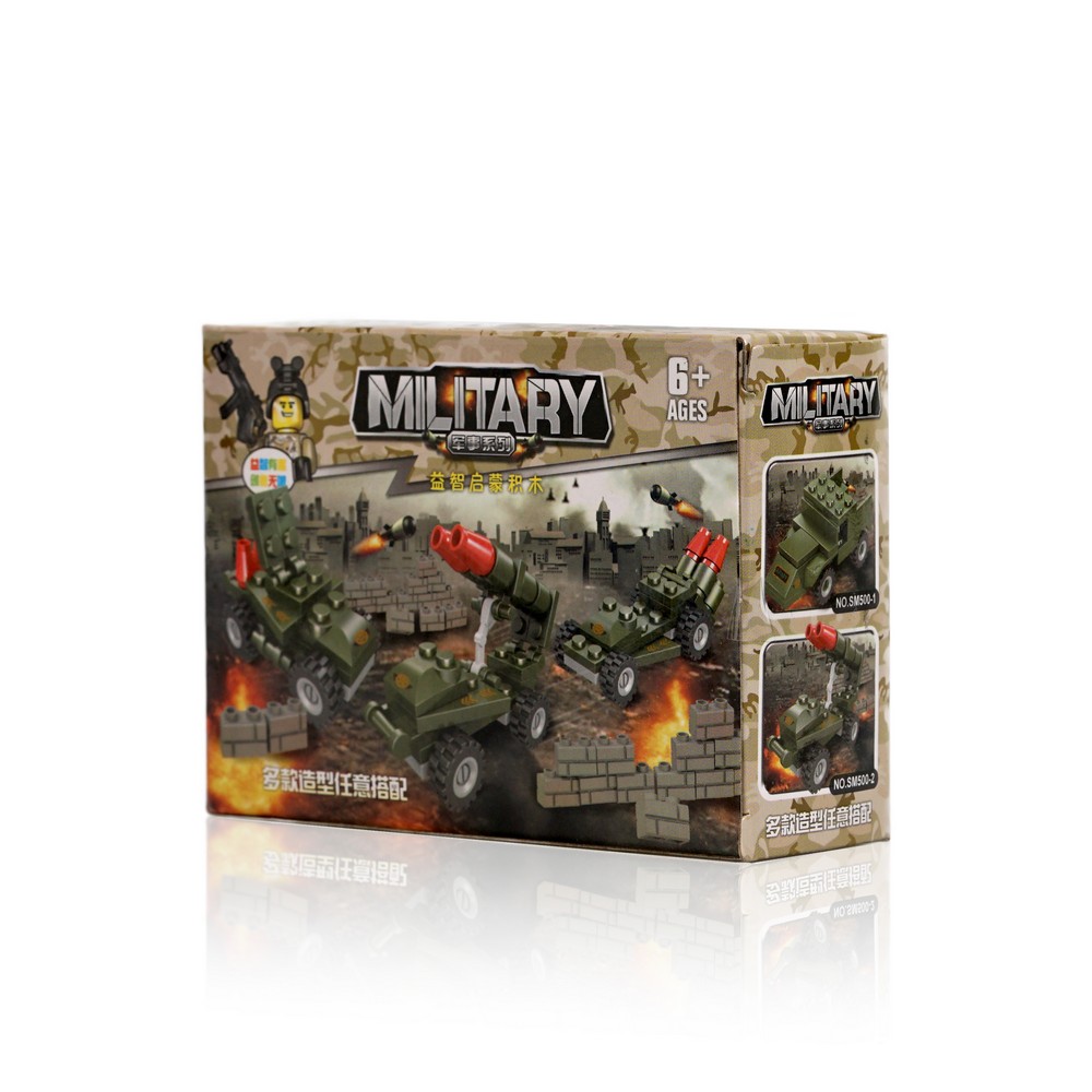

Игрушка - конструктор 3 в 1 " Военная техника " 29-31 элемент