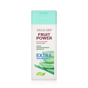 Бальзам для волос Delicare Fruit Power " очищение и увлажнение " алоэ 240мл