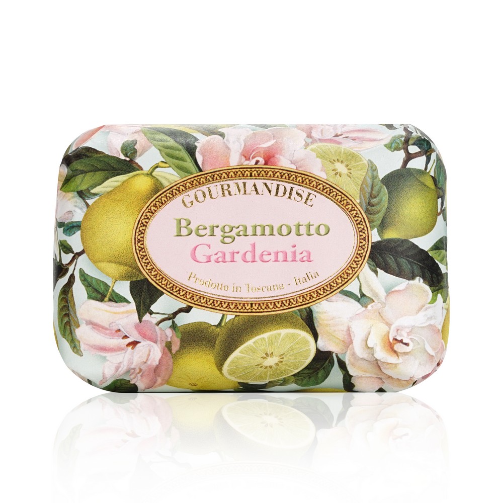 

Парфюмированное туалетное мыло Gourmandise " Bergamotto Gardenia " 200г