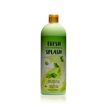 Гель для душа Bio World Fresh Splash " освежающий " с ароматом крыжовника 1000мл