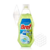 Гель Bref WC для унитазов с гранулами свежести " Зеленое яблоко " 360мл