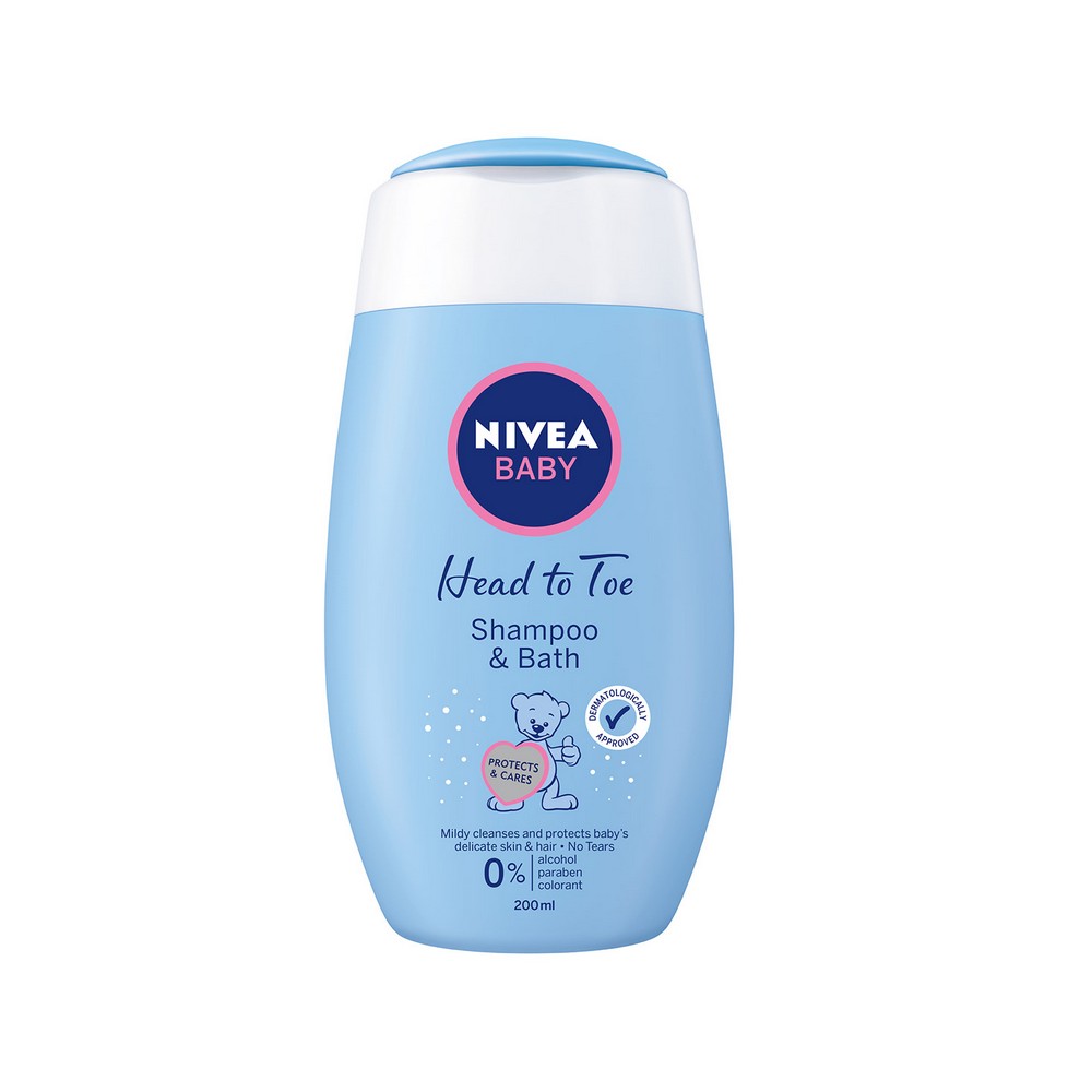 

Мягкий шампунь для волос - пена для купания Nivea Baby для нежной детской кожи 200мл