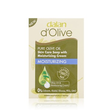 Мыло туалетное Dalan d'Olive " Skin Care soap with moisturizing cream " 100г