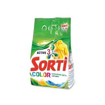 Порошок для стирки цветного белья Sorti Color автомат 2,4кг