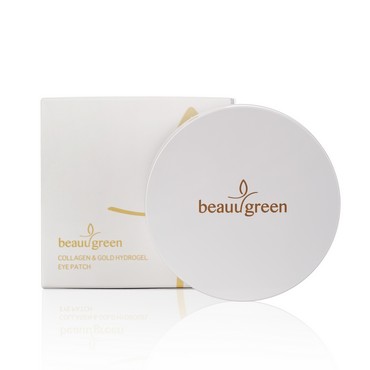 Гидрогелевые патчи для кожи вокруг глаз Beauu Green Collagen & Gold Hydrogel 30 пар