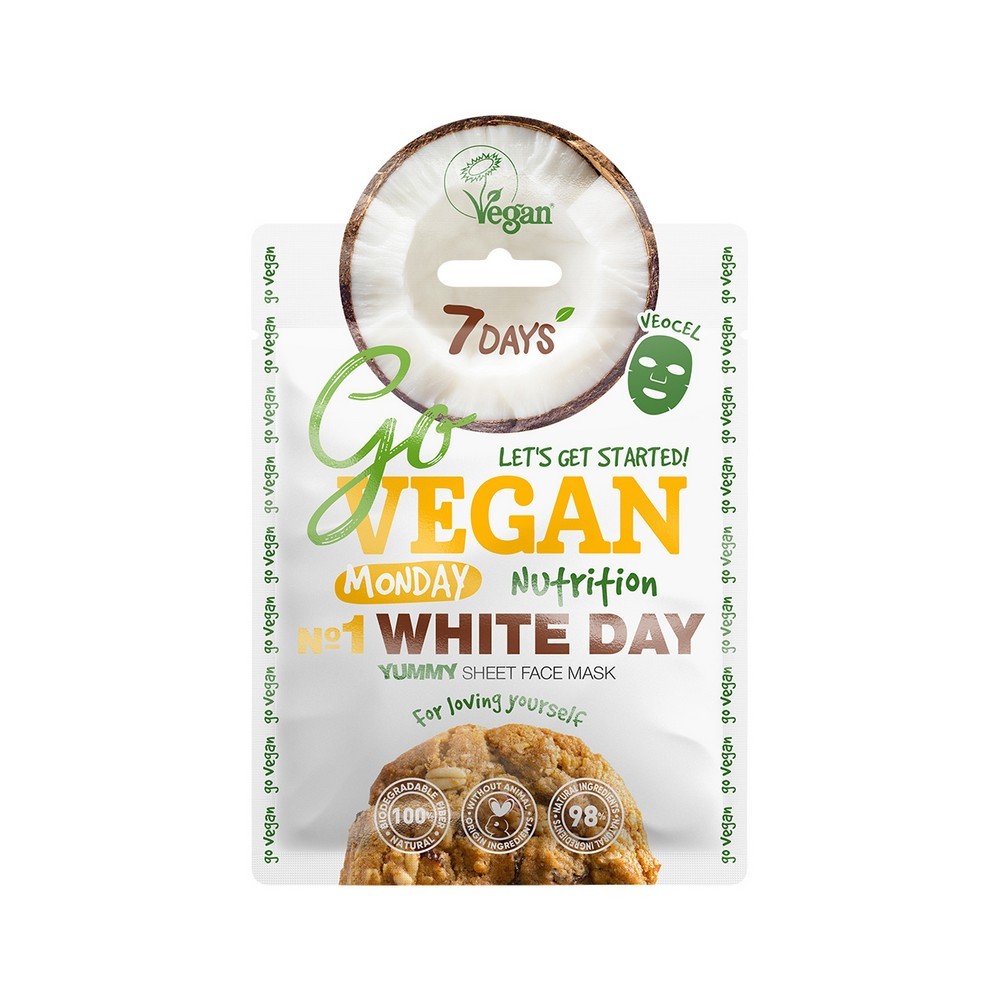 

Тканевая маска для лица 7 days Go vegan " Yummy Monday " 25г