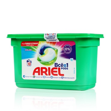 Капсулы для стирки Ariel Color 10шт