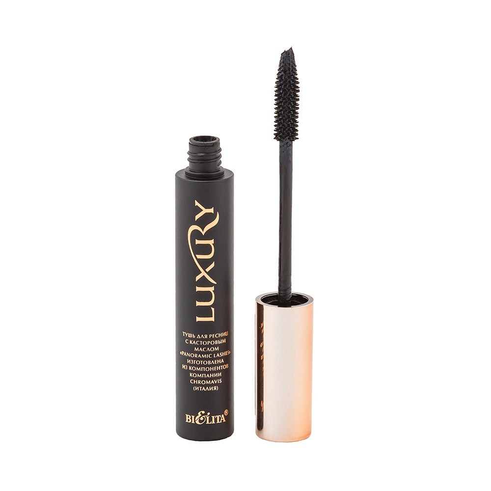 

Тушь для ресниц Bielita Luxury " Panoramic lashes " с касторовым маслом 12мл