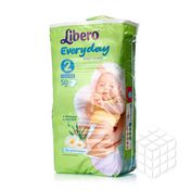 Подгузники Libero Everyday для детей mini 3-6 кг 50шт