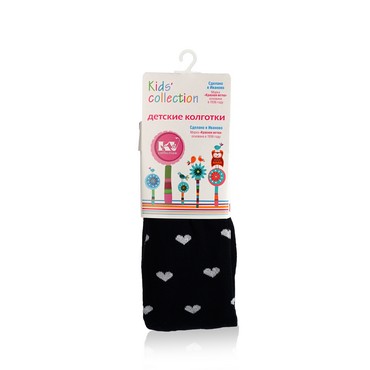 Детские колготки Красная ветка Kids Collection с-1813 " Сердечки " Темно-синий р.110-116