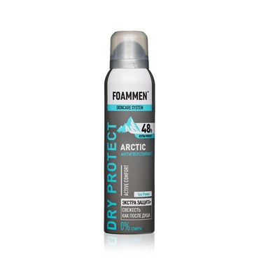 Мужской дезодорант - антиперспирант Foammen Dry Protect " Arctic 48H " 150мл