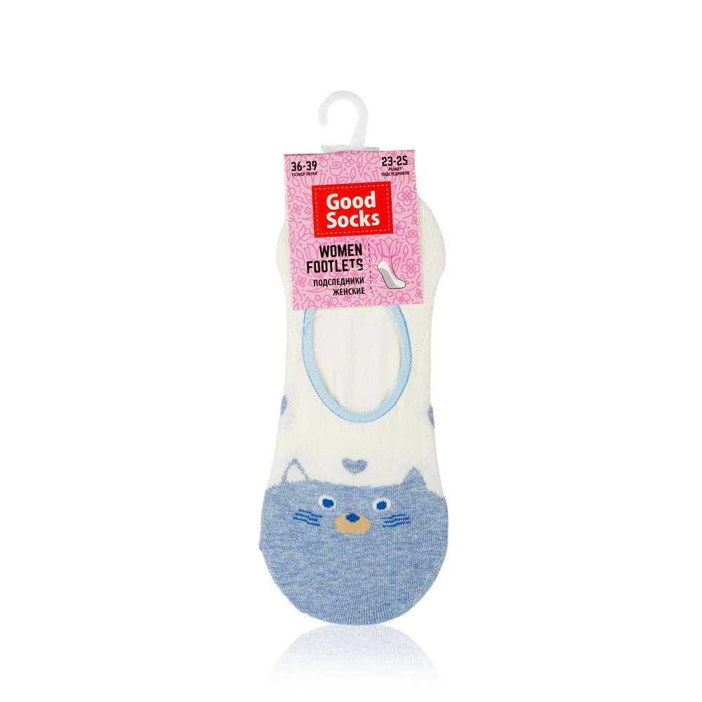 

Женские подследники Good Socks трикотажные ss21 WAT92066-85-1 Бело-голубые