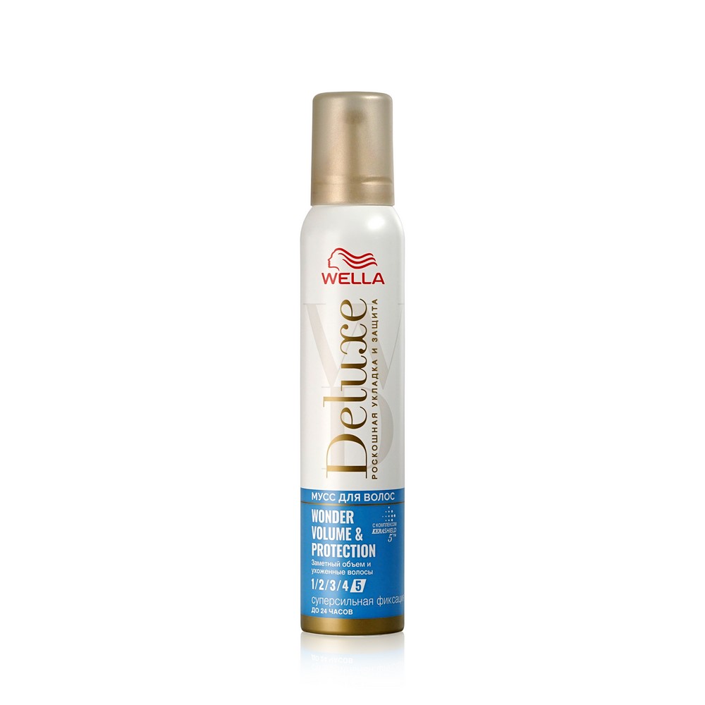 

Мусс для волос Wella Wonder volume & protection Мегафиксация (5) 200мл