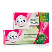 Крем для депиляции Veet для сухой кожи 100мл + крем для депиляции Naturals с маслом Ши для нормальной и для сухой кожи 50мл
