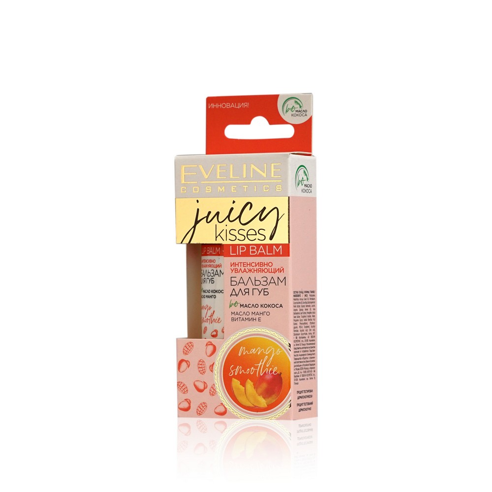 

Бальзам для губ Eveline Juicy Kisses " Mango moothie " 12мл