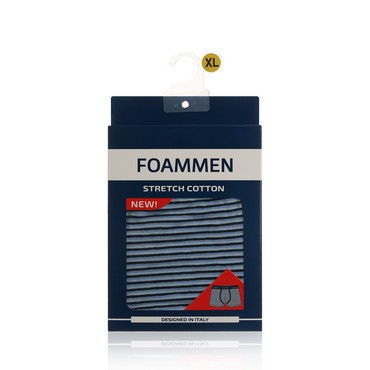 Мужские трусы Foammen Fo210005-2 , Узкая голубая полоска , XL