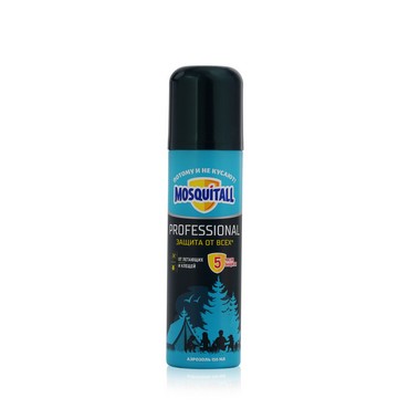 Аэрозоль Mosquitall Professional защита от всех 150мл