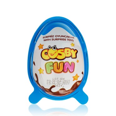 Яйцо с молочным и шоколадным кремом Cosby Fun Boy ( с игрушкой ) 20г