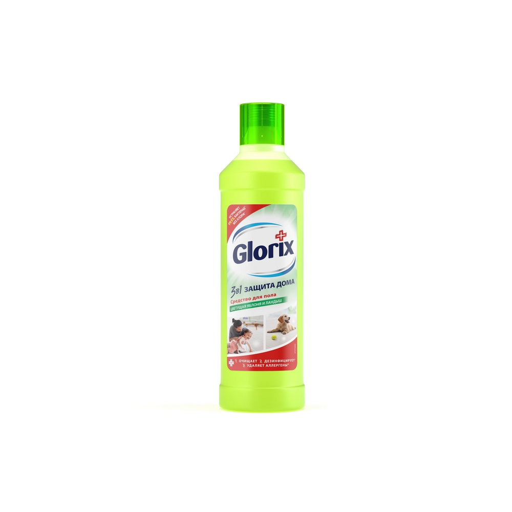 

Средство для мытья полов Glorix " Цветущая яблоня и Ландыш " 1л