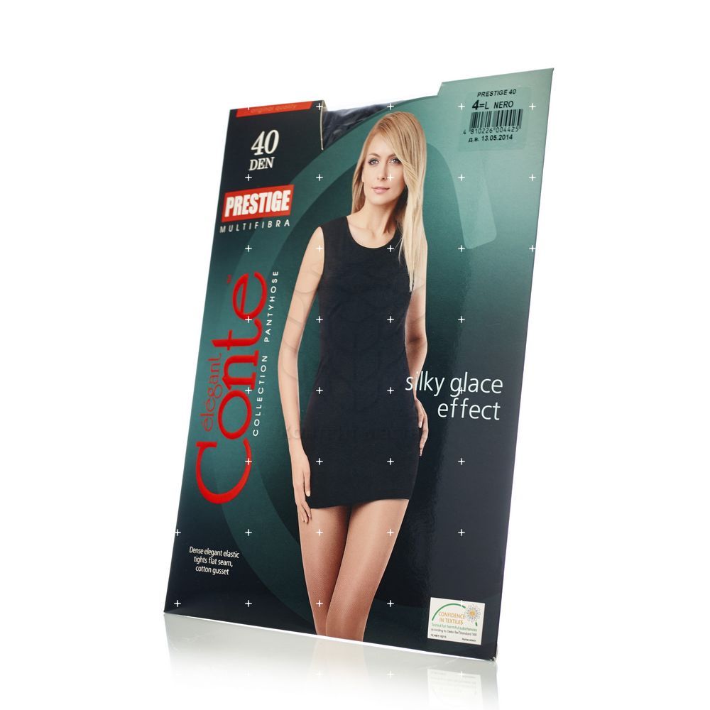 

Женские колготки Conte Prestige 40den Nero 4 размер