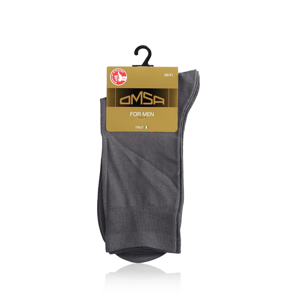 

Мужские носки Omsa Classic трикотажные , 203 , Grigio Scuro , р.39-41