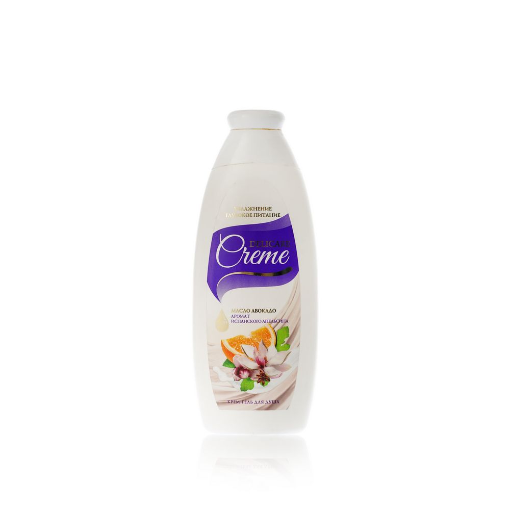 

Крем - гель Delicare Creme для душа , инжир и апельсин с маслом авокадо 250мл