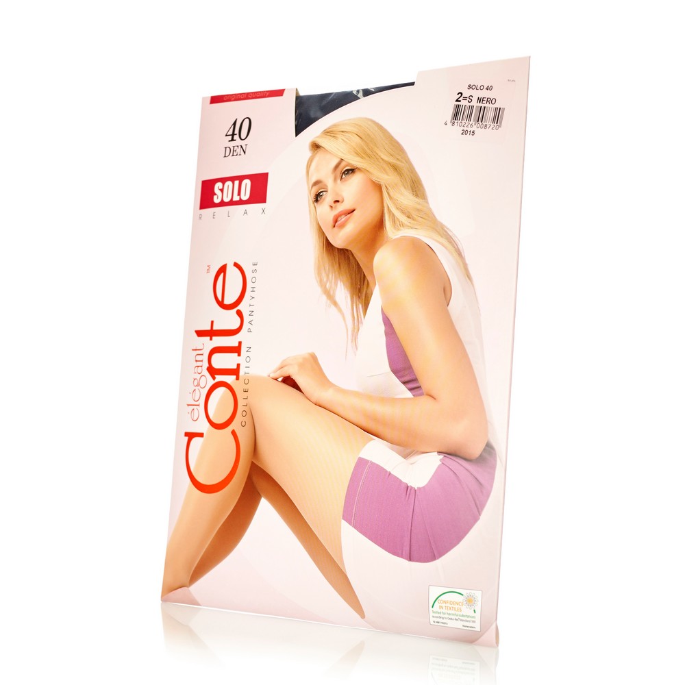 

Женские колготки Conte Solo 40den Nero 2 размер