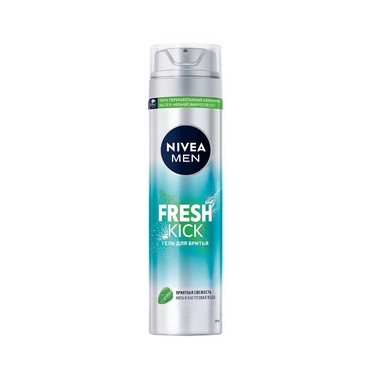 Гель для бритья Nivea Men " Fresh Kick " 200мл
