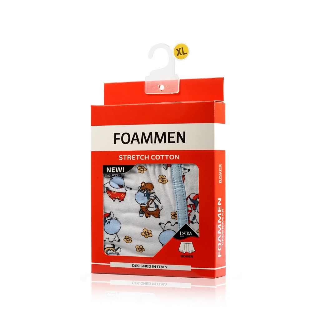 

Мужские трусы - боксеры Foammen F080903 черные XL