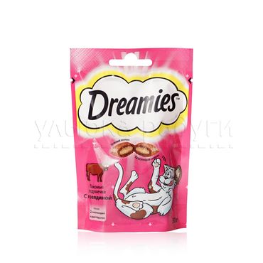 Лакомство для взрослых кошек Dreamies с говядиной 30г