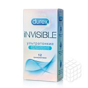 Презервативы DUREX ультратонкие " Invisible " 12шт