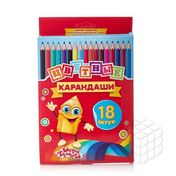 Карандаши Школа талантов простые , в картонной коробке 18шт