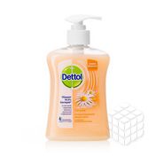 Антибактериальное жидкое мыло Dettol " Питание " для рук с ромашкой и увлажняющим молочком 250мл