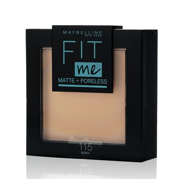 Пудра Maybelline New York Fit me! для лица " Matte & Poreless " матирующая 115 Слоновая кость 9г