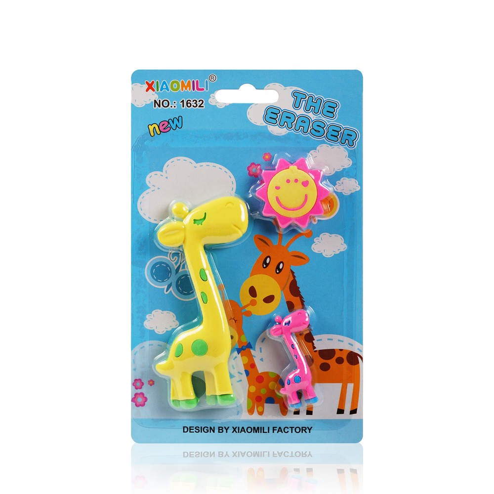 

Набор ластиков УРРА " жирафы " 3шт