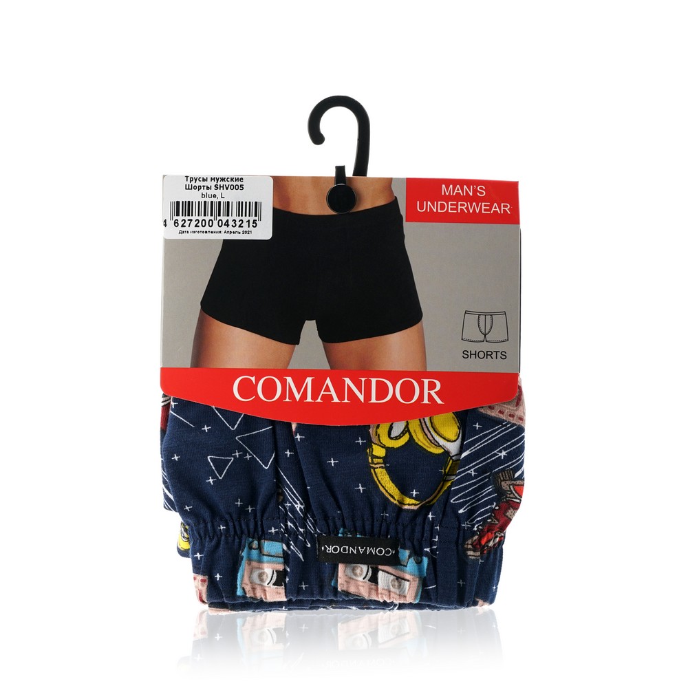 

Мужские трусы - боксеры Opium Comandor SHV005 Blu , L