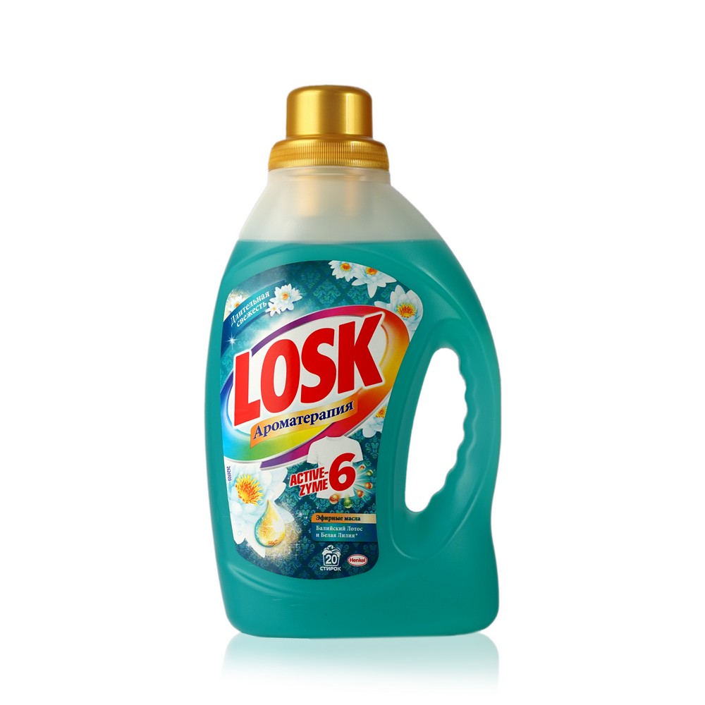 

Гель для стирки Losk Ароматерапия " Лотос " 1,46л