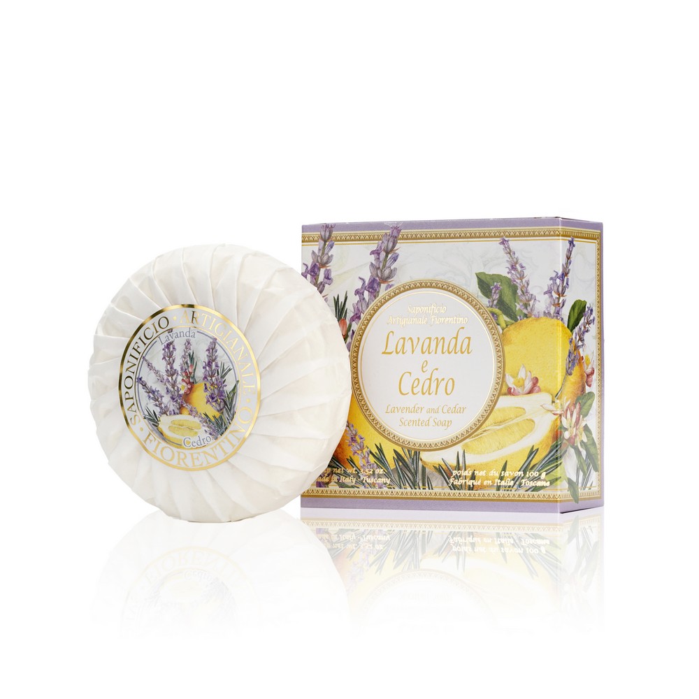 

Мыло туалетное Saponificio Artigianale Fiorentino " Lavanda e Cedro " 100г