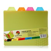 Разделочная доска MARKET FRESH гибкая , пластик 4шт